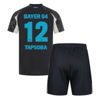 Echipament fotbal Bayer Leverkusen Edmond Tapsoba #12 Tricou Treilea 2024-25 pentru copii maneca scurta (+ Pantaloni scurti)